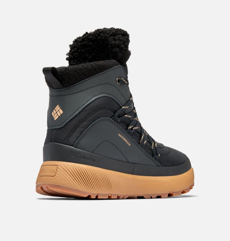 Black Women's Columbia Red Hills Omni Heat Boots | MBSDO-9436