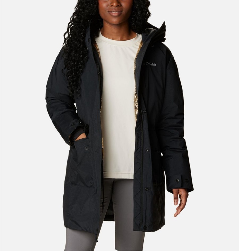 Black Women's Columbia Rosewood Coats | YCJXF-5243