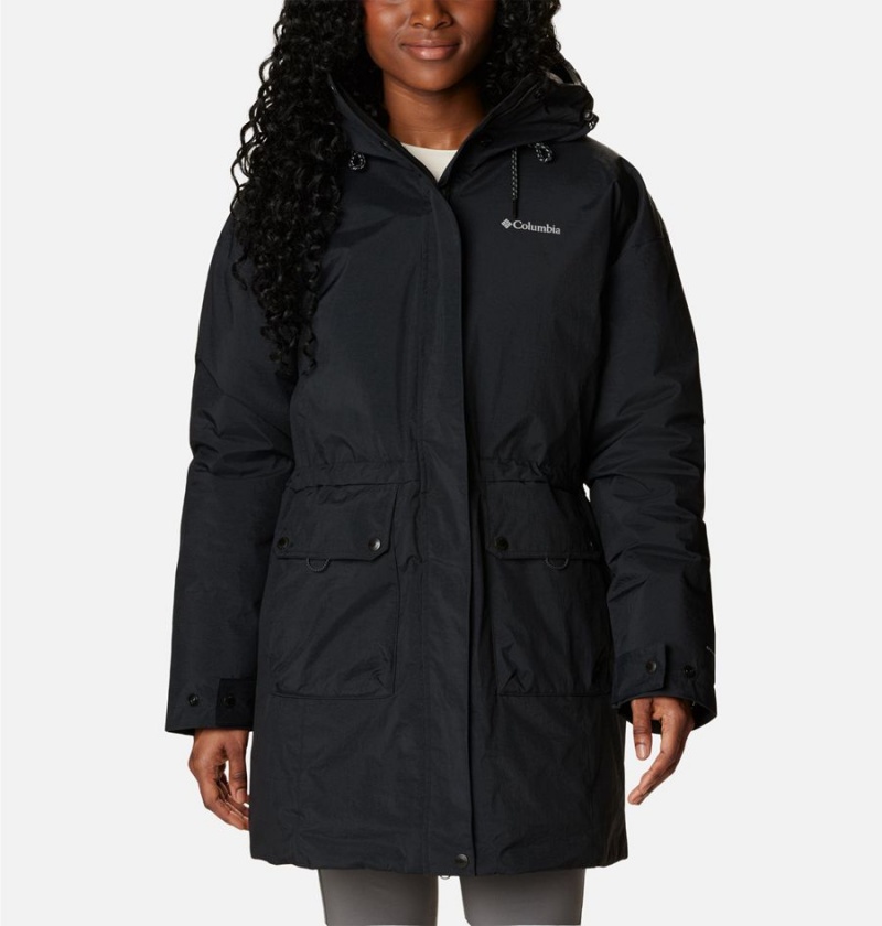 Black Women\'s Columbia Rosewood Coats | YCJXF-5243