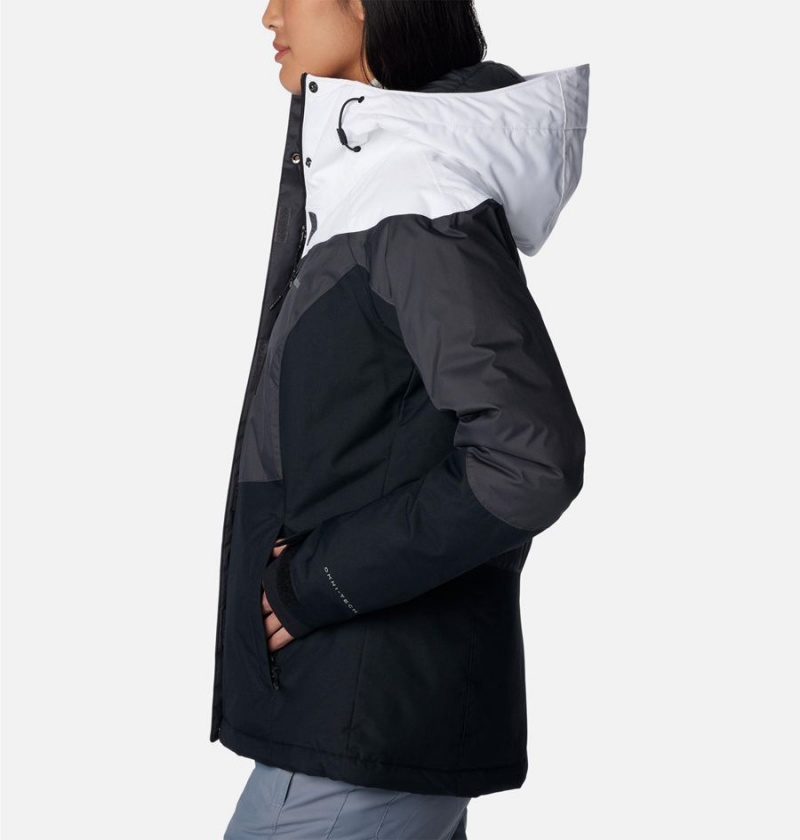 Black Women's Columbia Rosie Run Insulated Ski Jacket | BXNKY-4153