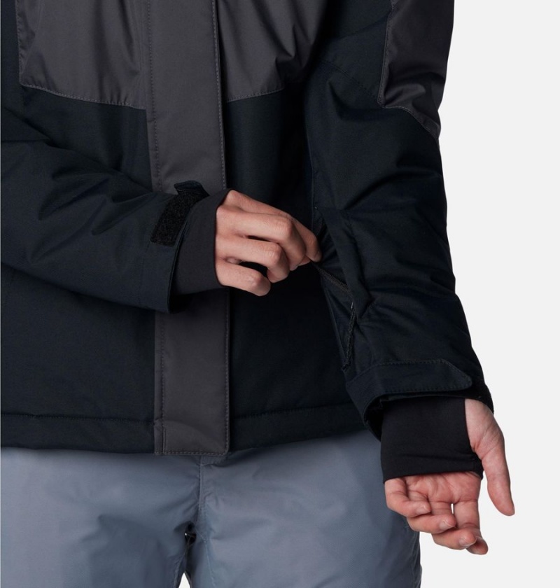 Black Women's Columbia Rosie Run Insulated Ski Jacket | BXNKY-4153