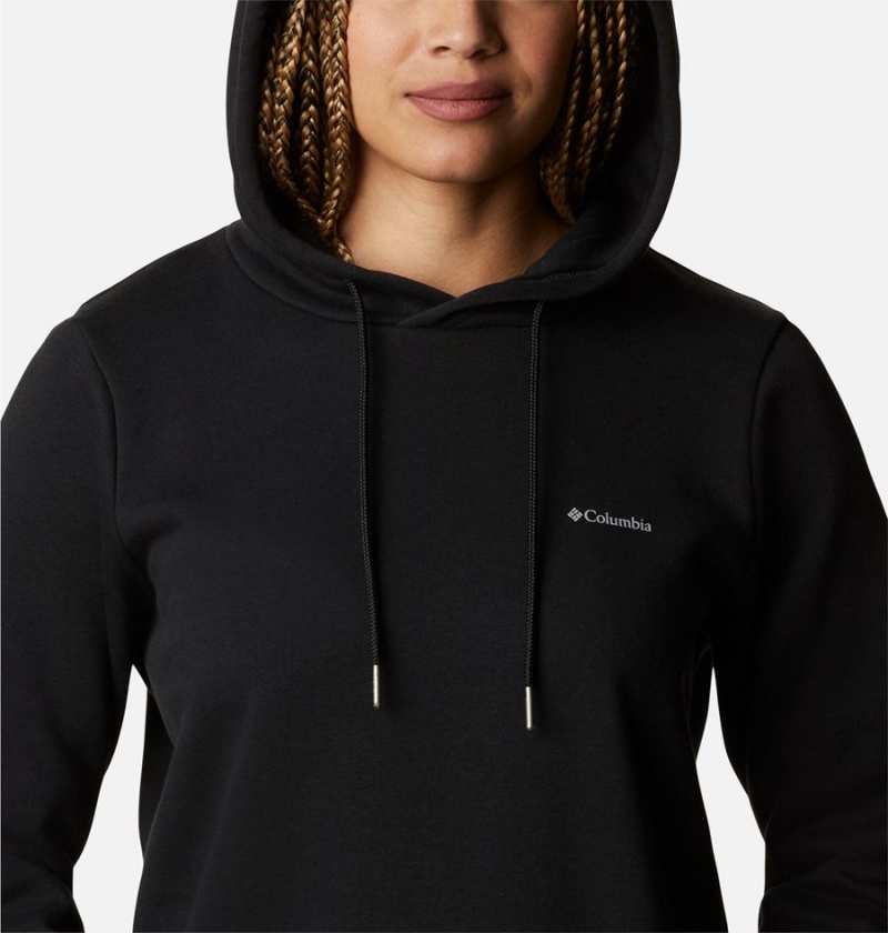 Black Women's Columbia Rush Valley Long Hoodie | NZESO-5412