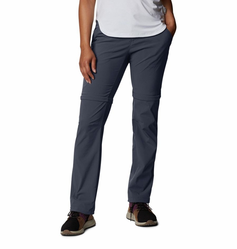 Black Women\'s Columbia Saturday Trail II Stretch Convertible Pants | YAEDI-2543