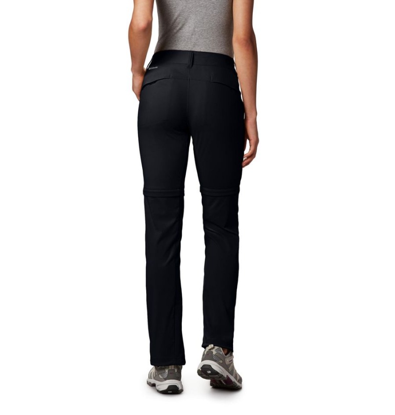 Black Women's Columbia Saturday Trail II Stretch Convertible Pants | WZPUN-7920