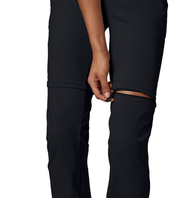 Black Women's Columbia Saturday Trail II Stretch Convertible Pants | WZPUN-7920