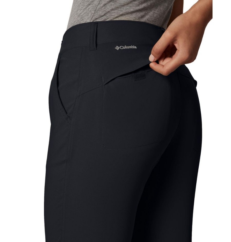 Black Women's Columbia Saturday Trail II Stretch Convertible Pants | WZPUN-7920