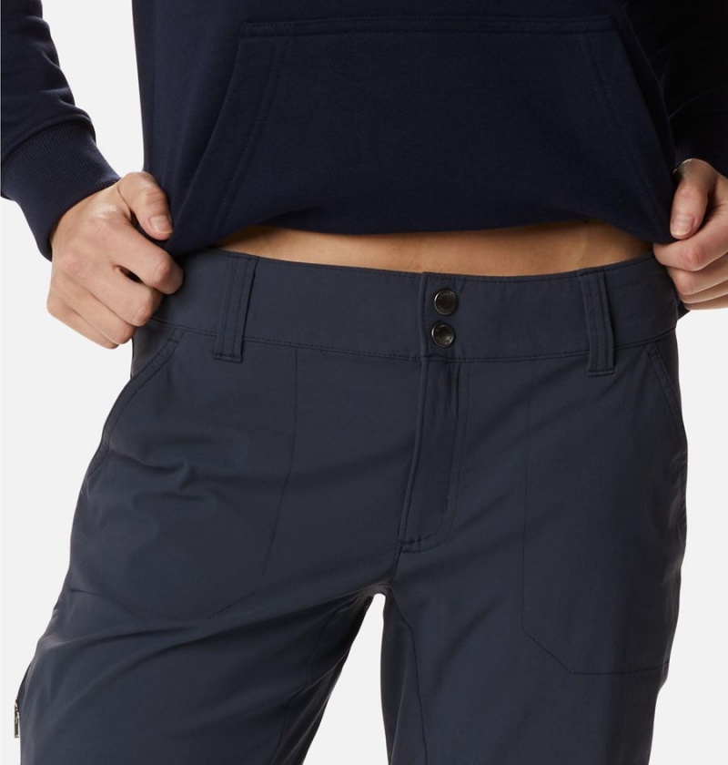 Black Women's Columbia Saturday Trail Stretch Pants | KSWHM-8523