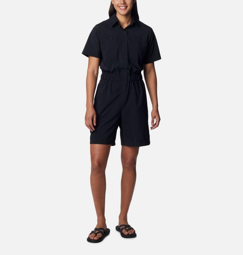 Black Women's Columbia Silver Ridge Utility Dress | KYVZP-8309