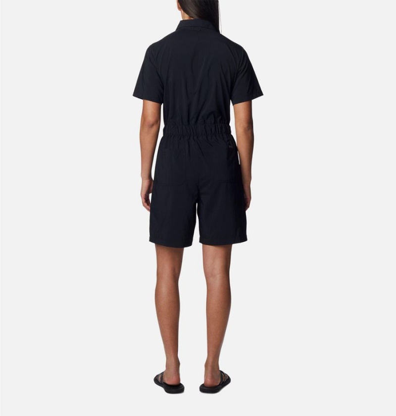 Black Women's Columbia Silver Ridge Utility Dress | KYVZP-8309