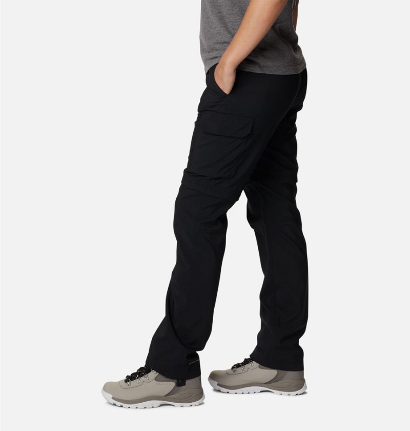 Black Women's Columbia Silver Ridge Utility Convertible Pants | YUTVK-1685