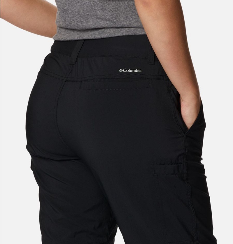 Black Women's Columbia Silver Ridge Utility Convertible Pants | YUTVK-1685