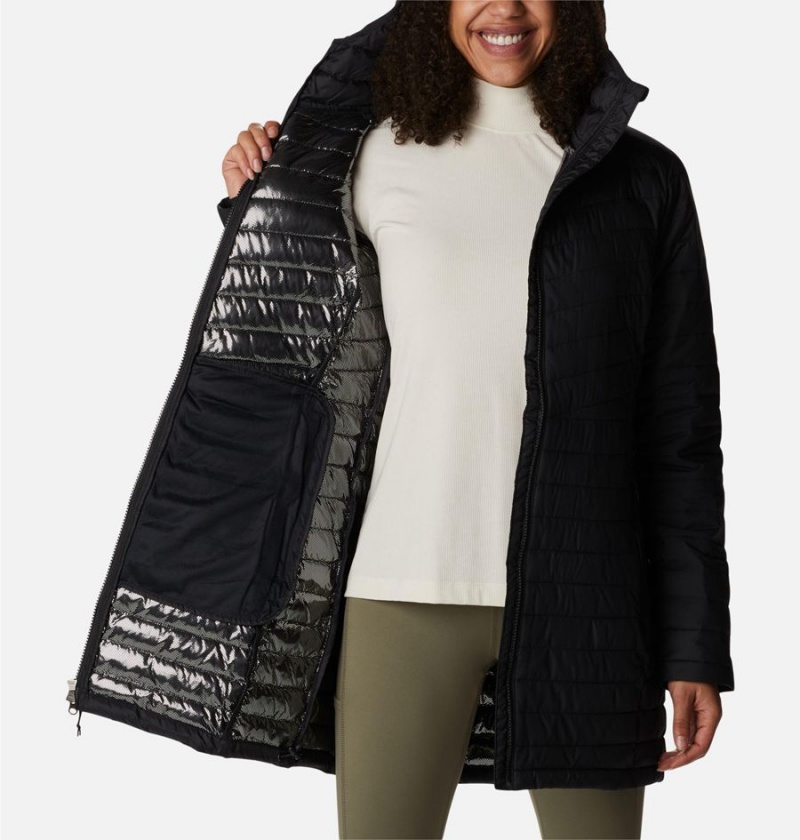 Black Women's Columbia Slope Edge Mid Coats | MDEYA-4102