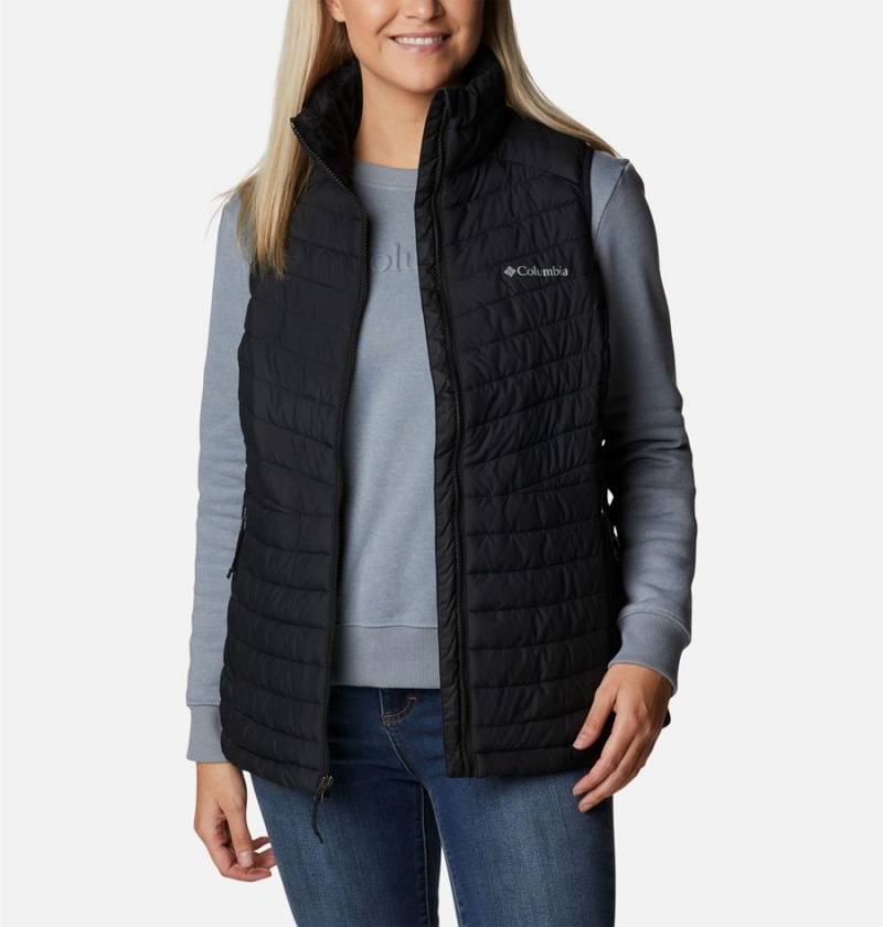 Black Women's Columbia Slope Edge Vest | FJELP-0572