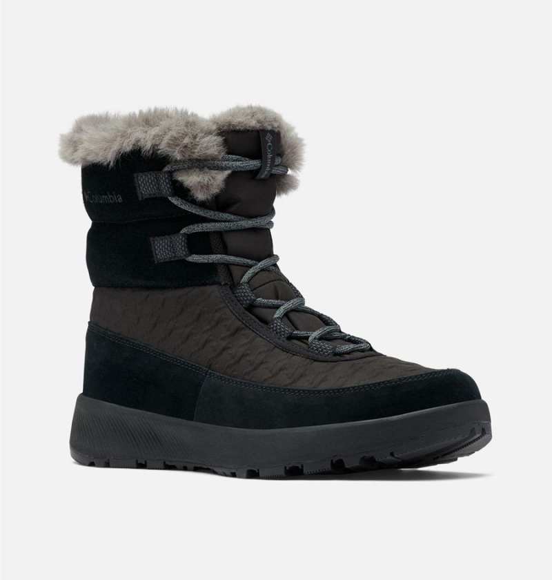 Black Women's Columbia Slopeside Peak Luxe Boots | DUNQI-0536