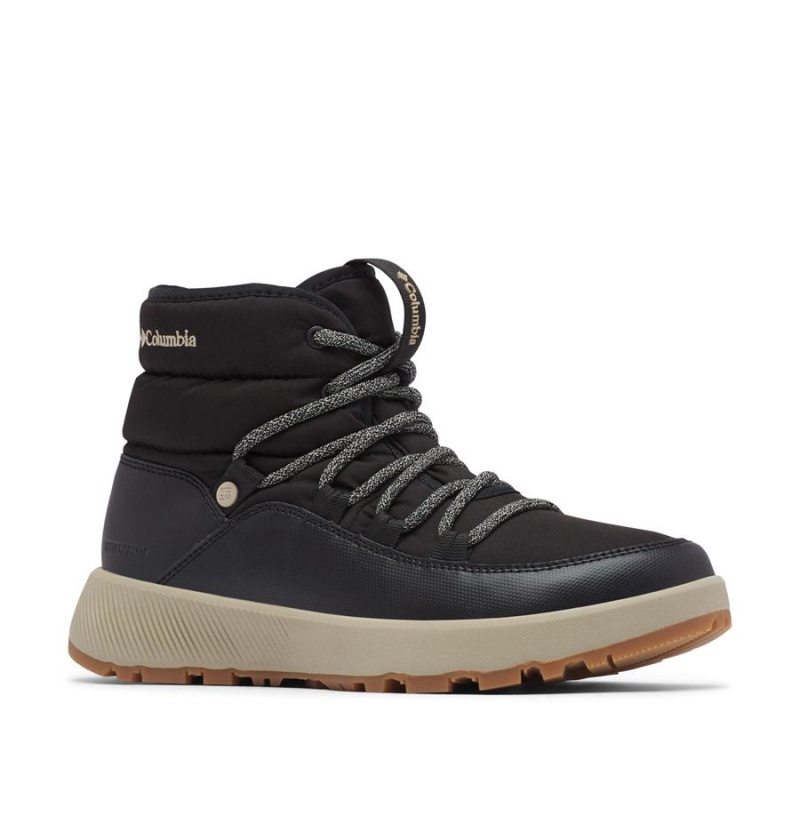 Black Women's Columbia Slopeside Village Omni Heat Mid Boots | CUIVN-4652