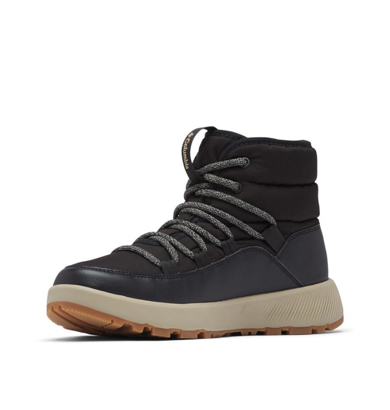 Black Women's Columbia Slopeside Village Omni Heat Mid Boots | CUIVN-4652