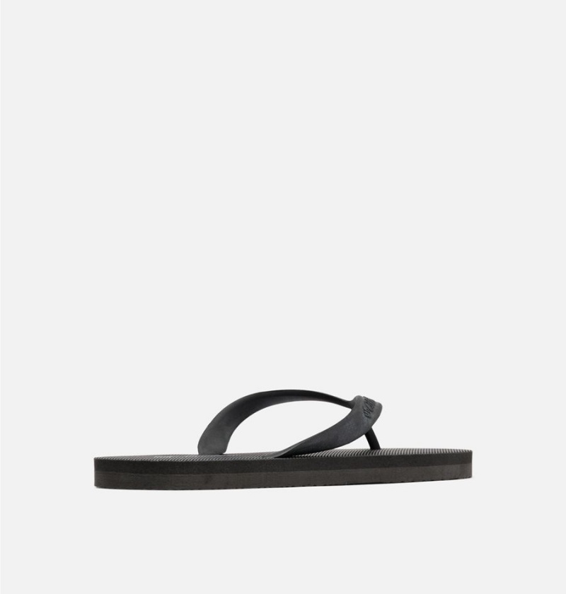 Black Women's Columbia Sun Trek Flip Flop Sandals | SABZL-6801