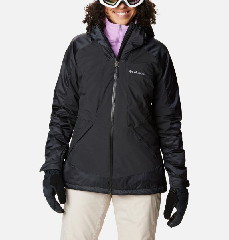 Black Women\'s Columbia Sweet Shredder II Insulated Ski Jacket | BJKWC-7465