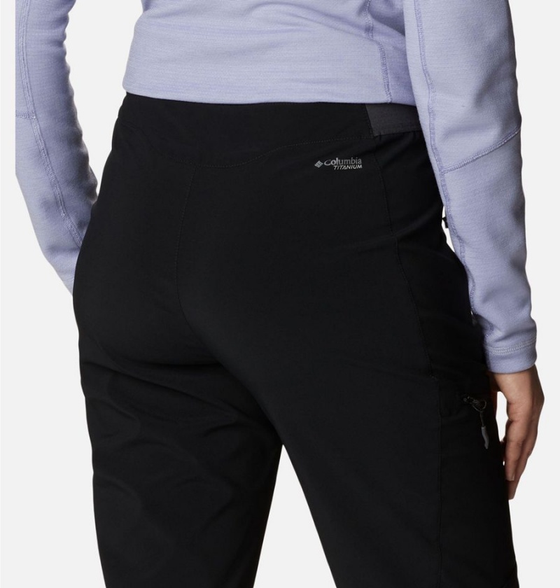 Black Women's Columbia Titan Pass Pants | ITFXW-8635