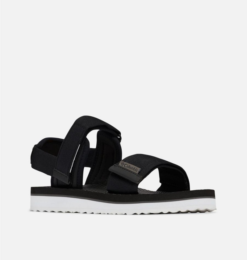 Black Women's Columbia Via Sandals | UIQYR-7463