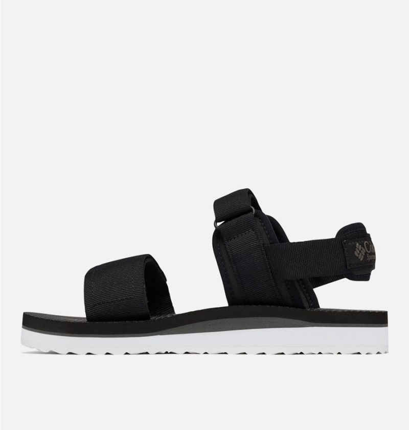 Black Women's Columbia Via Sandals | UIQYR-7463