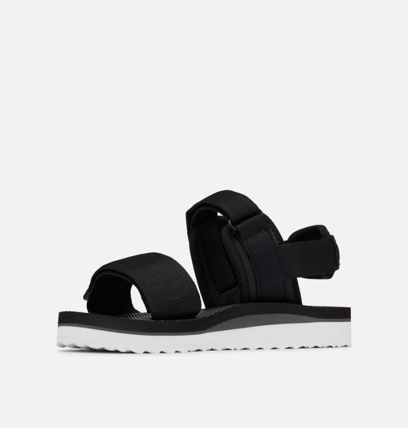 Black Women's Columbia Via Sandals | UIQYR-7463