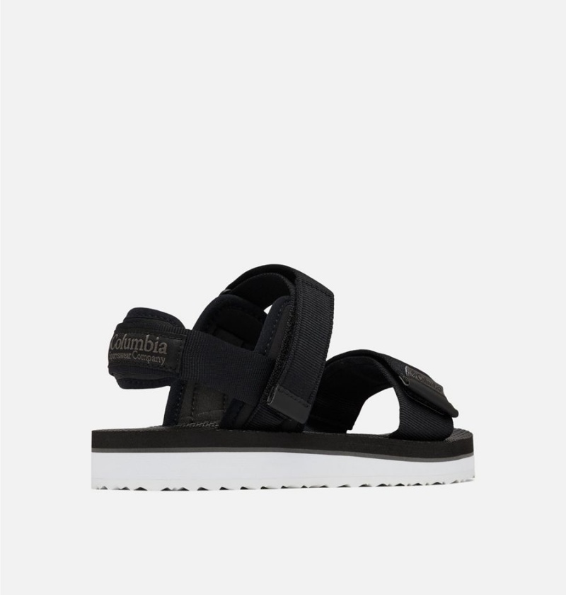 Black Women's Columbia Via Sandals | UIQYR-7463