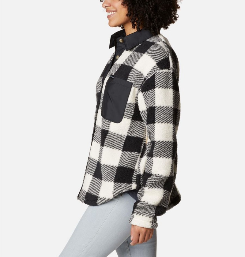 Black Women's Columbia West Bend Jacket Shirt | YQHLF-8731