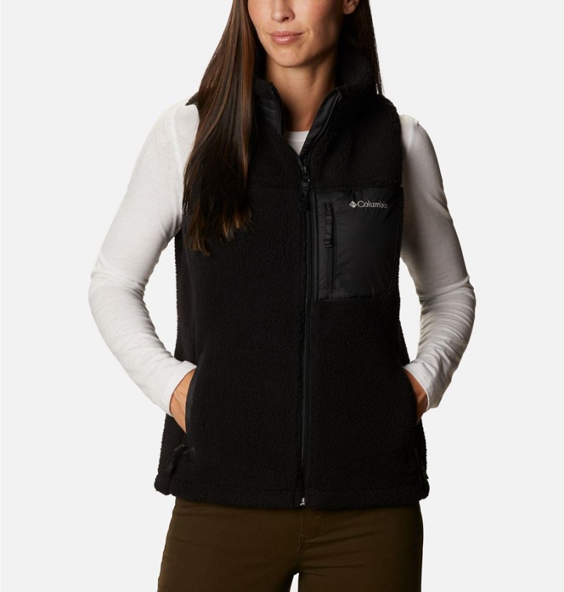 Black Women\'s Columbia West Bend Vest | NRAPS-0918