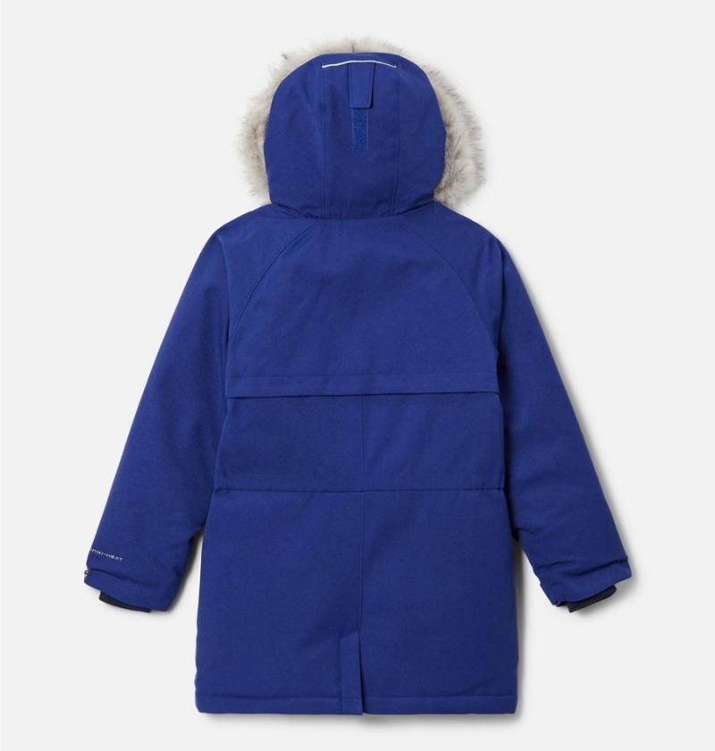 Blue Kids' Columbia Boundary Bay Down Parka Jacket | NZCFB-5368