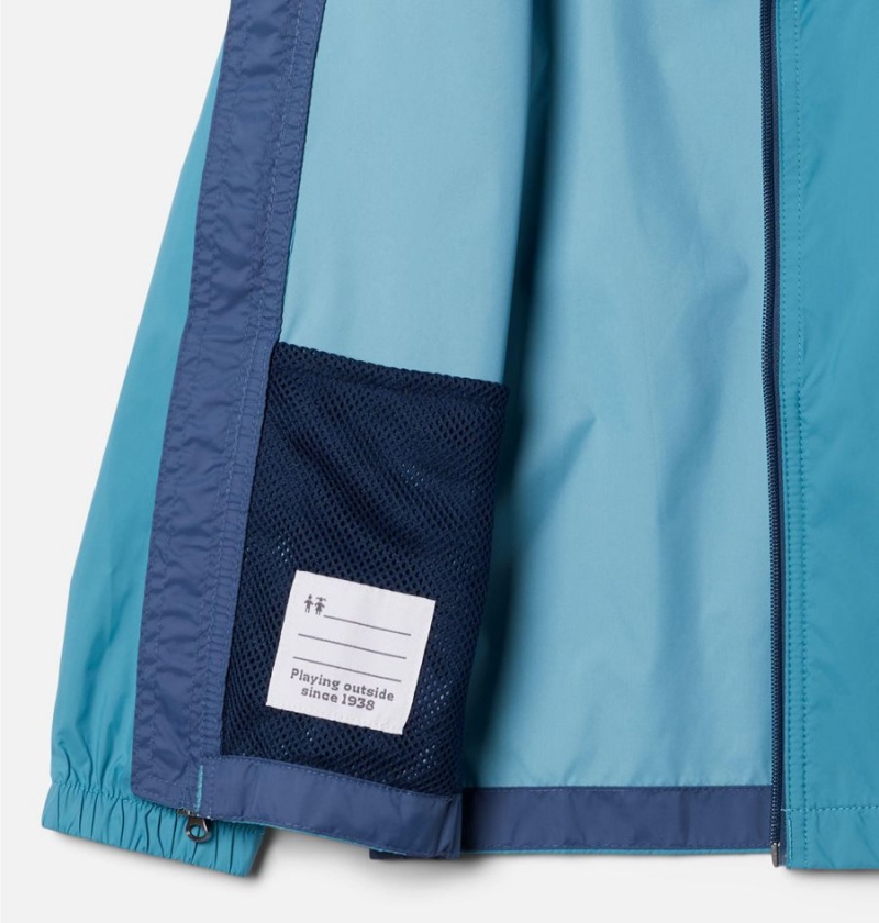 Blue Kids' Columbia Glennaker Jacket | EFIYU-2176