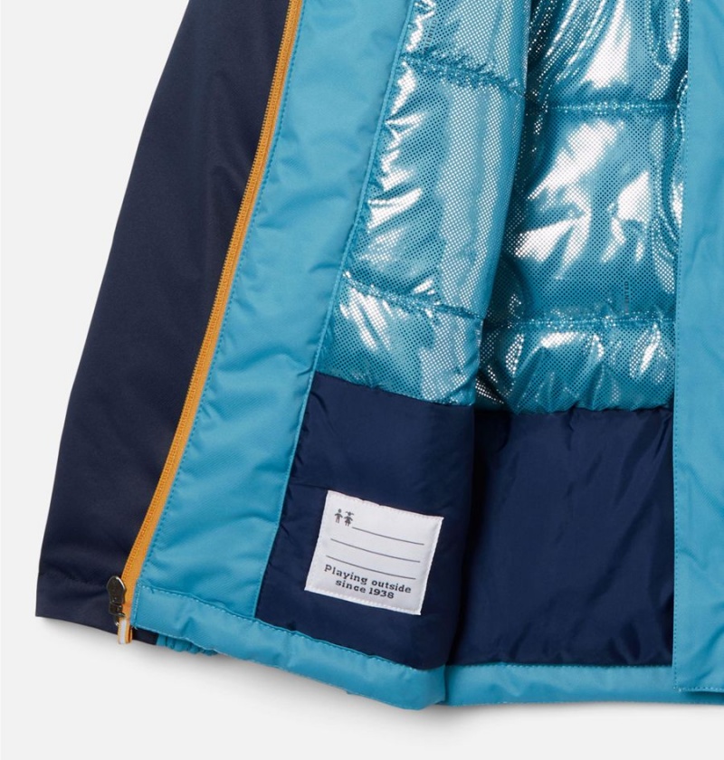 Blue Kids' Columbia Hikebound Insulated Jacket | QXNOY-3069