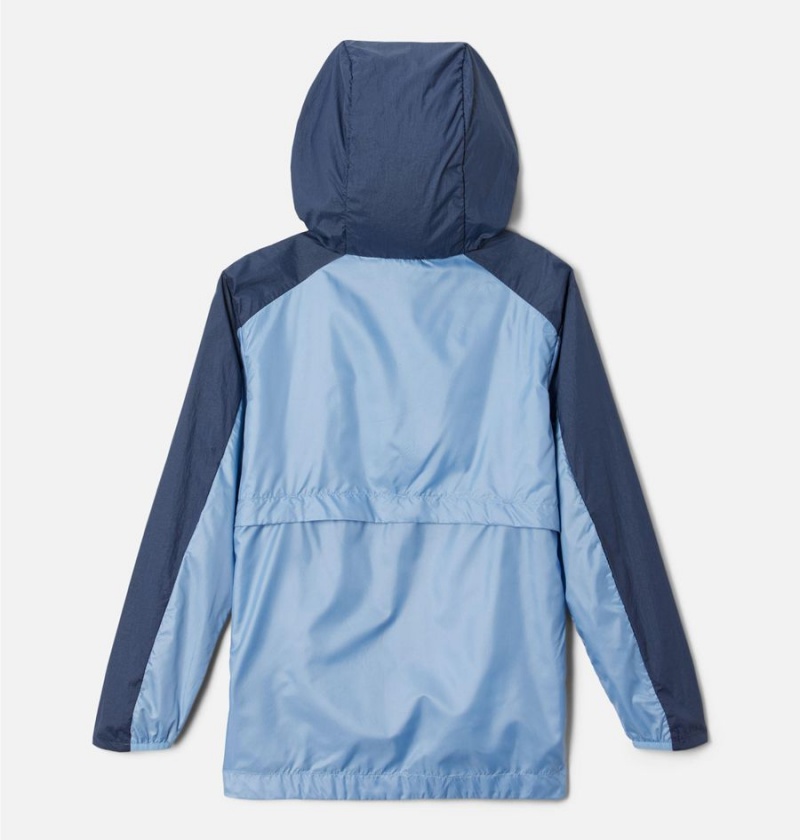 Blue Kids' Columbia Loop Trail Windbreaker Jacket | MIXHQ-1602