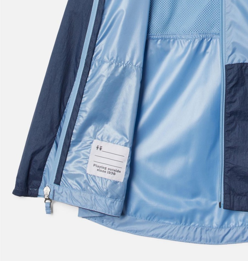 Blue Kids' Columbia Loop Trail Windbreaker Jacket | MIXHQ-1602