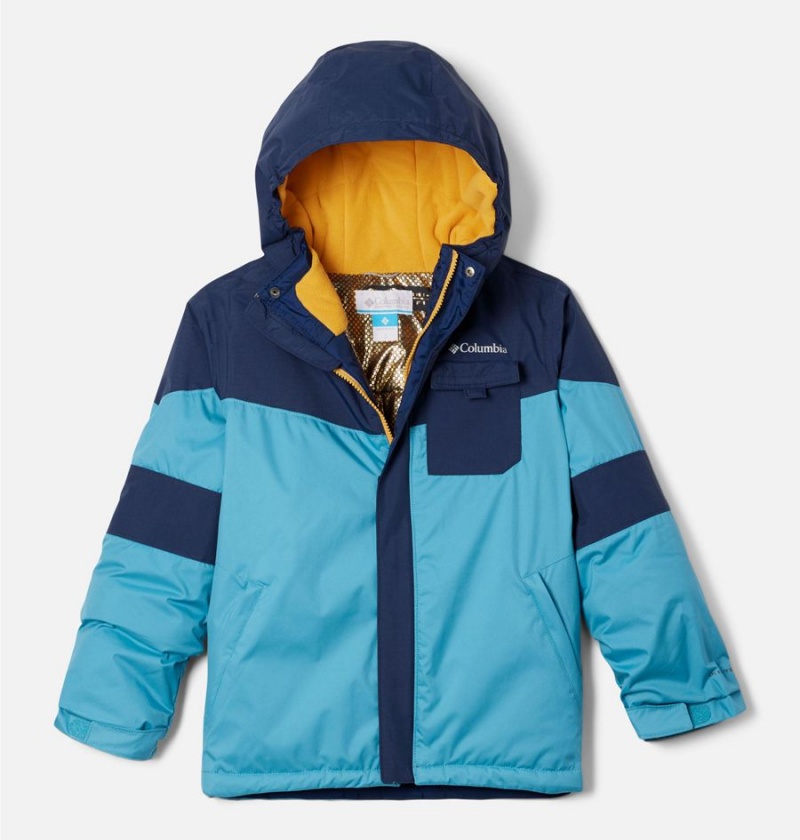 Blue Kids\' Columbia Mighty Mogul II Insulated Jacket | RYBLQ-6213