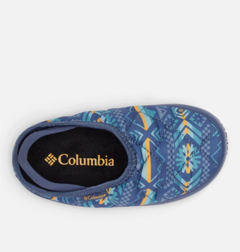 Blue Kids' Columbia Omni Heat Lazy Bend Camper Sandals | RZFPM-6058