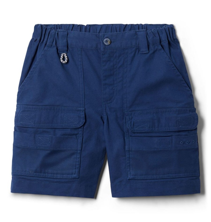 Blue Kids\' Columbia PFG Half Moon II Shorts | WFLEN-9075