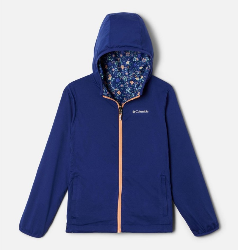 Blue Kids' Columbia Pixel Grabber Reversible Jacket | UROIG-3781