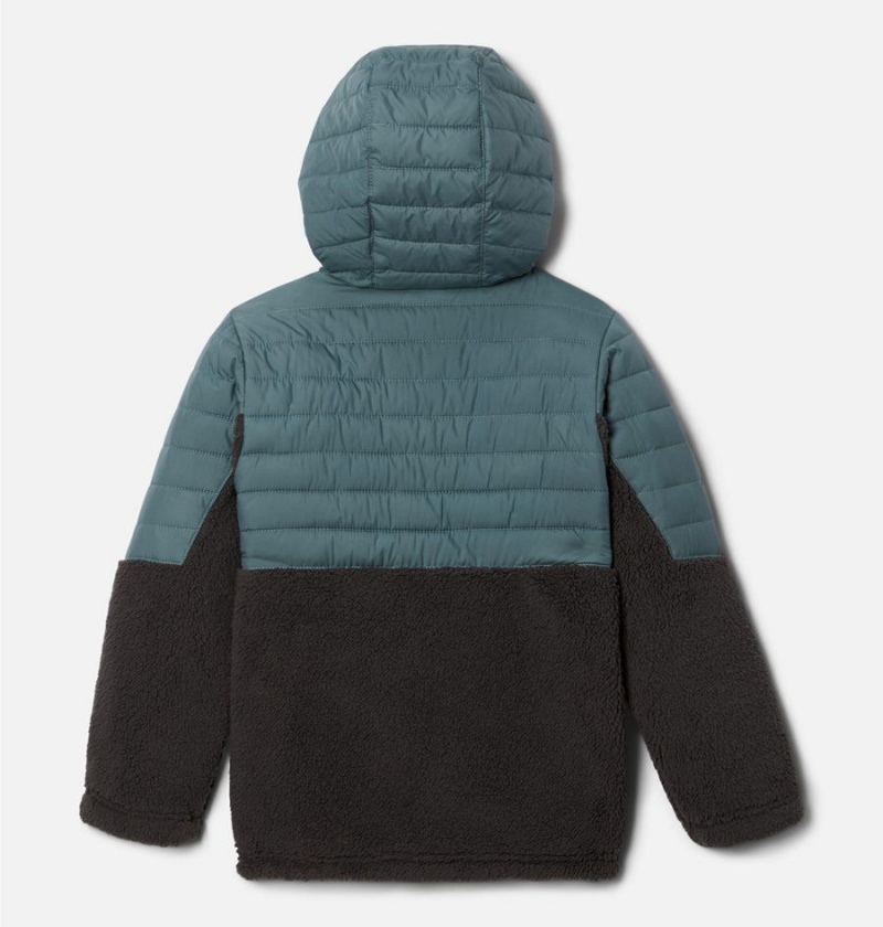 Blue Kids' Columbia Powder Lite Novelty Hooded Jacket | LSWYD-5034