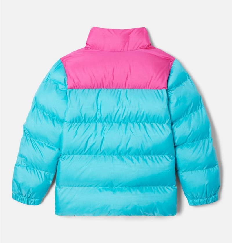 Blue Kids' Columbia Puffect Jacket | NWUAM-4091