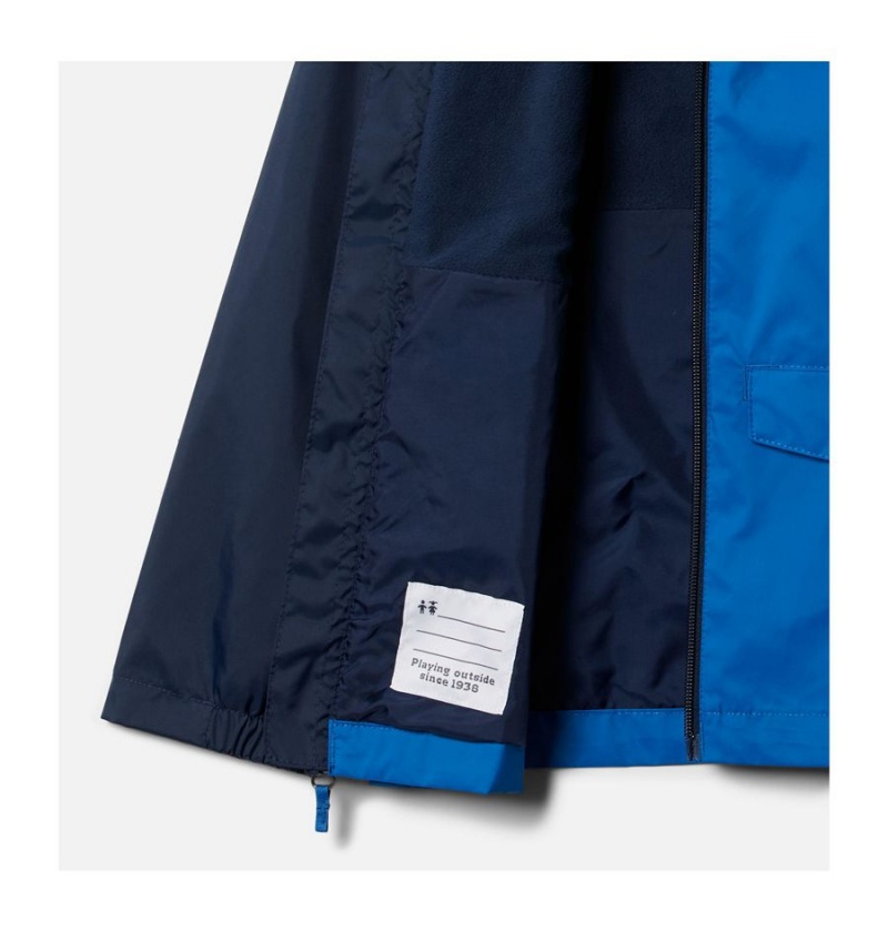 Blue Kids' Columbia Rain-Zilla Jacket | EHQUT-9427