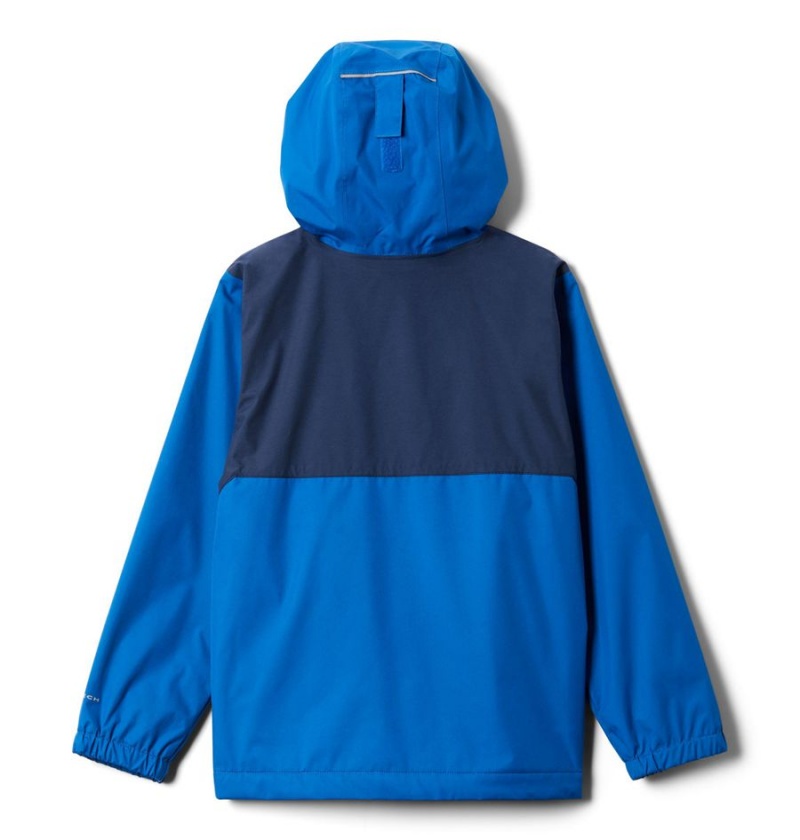 Blue Kids' Columbia Rainy Trails Fleece Lined Jacket | BNWUI-1832