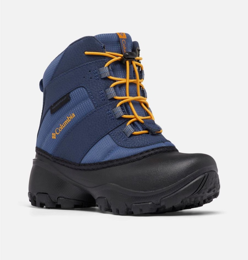 Blue Kids' Columbia Rope Tow Waterproof Boots | RXWCE-1594