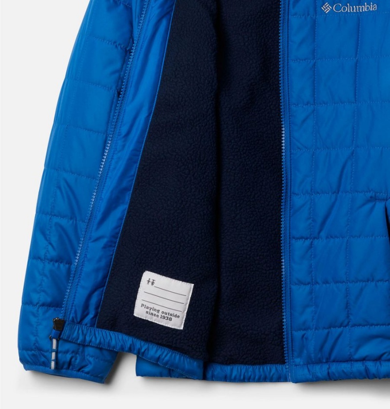 Blue Kids' Columbia Rugged Ridge Sherpa Lined Jacket | HUXKL-4021