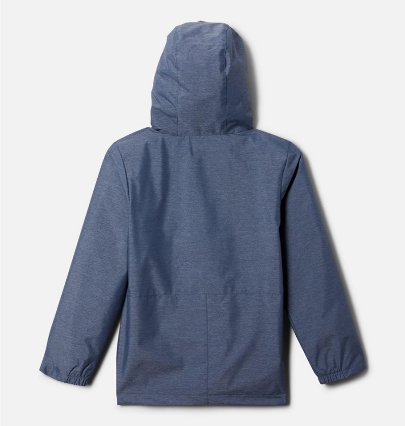 Blue Kids' Columbia Static Ridge Field Jacket | ELATU-3572