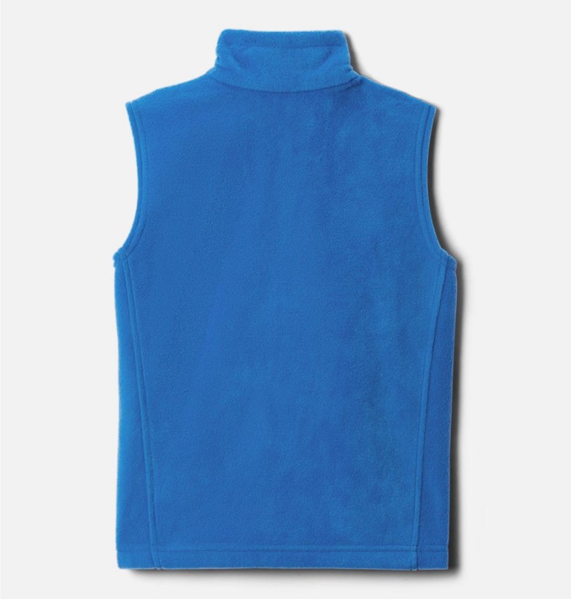 Blue Kids' Columbia Steens Mountain Fleece Vest | OUPAZ-1023