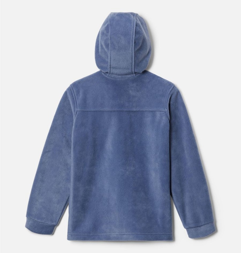 Blue Kids' Columbia Steens Mountain II Fleece Hooded Jacket | IVORM-2694