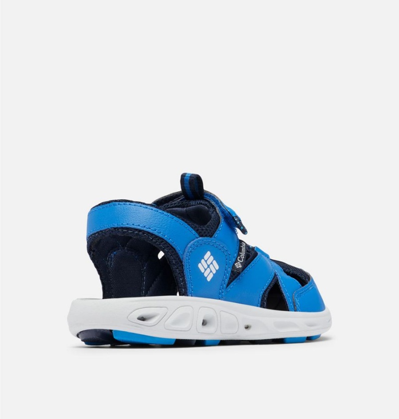 Blue Kids' Columbia Techsun Wave Sandals | ZMHQE-4786