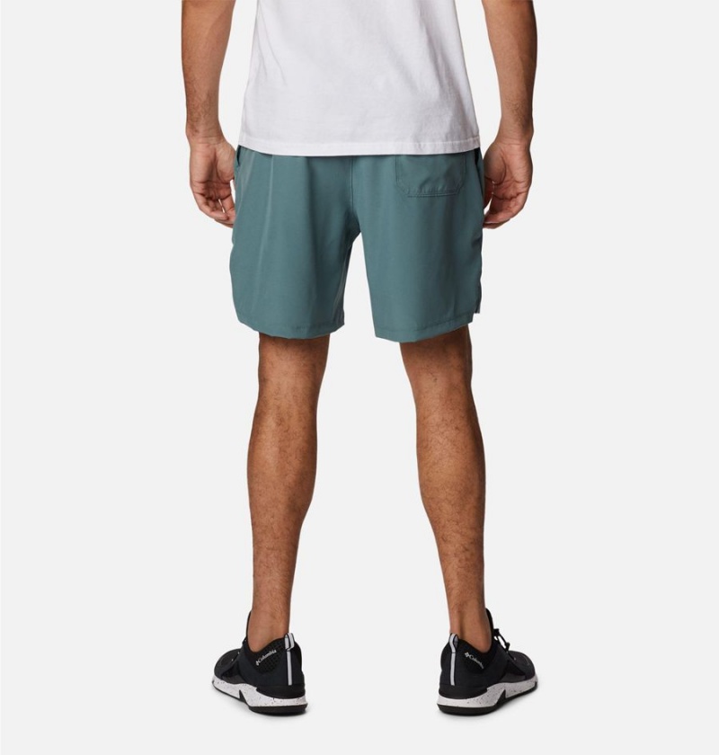 Blue Men's Columbia Alpine Chill Zero Shorts | KCSMD-9540