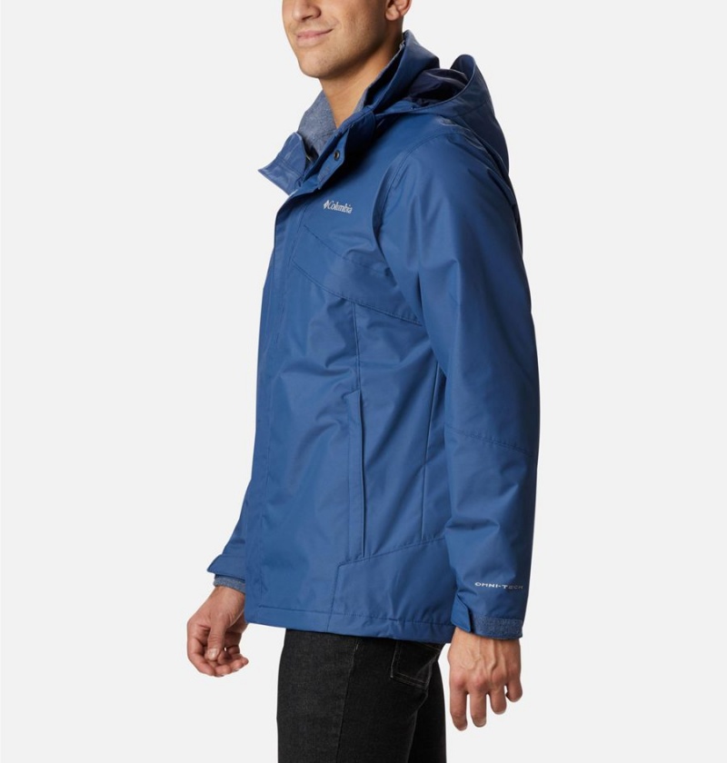 Blue Men's Columbia Bugaboo II Fleece Interchange Ski Jacket | HBLJD-6582